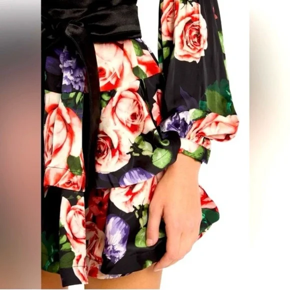 Bronx and Banco Bedouin Rose Tiered Floral Print Dress - Picture 5 of 12